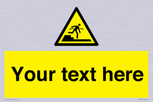 Custom warning Submerged step or steps